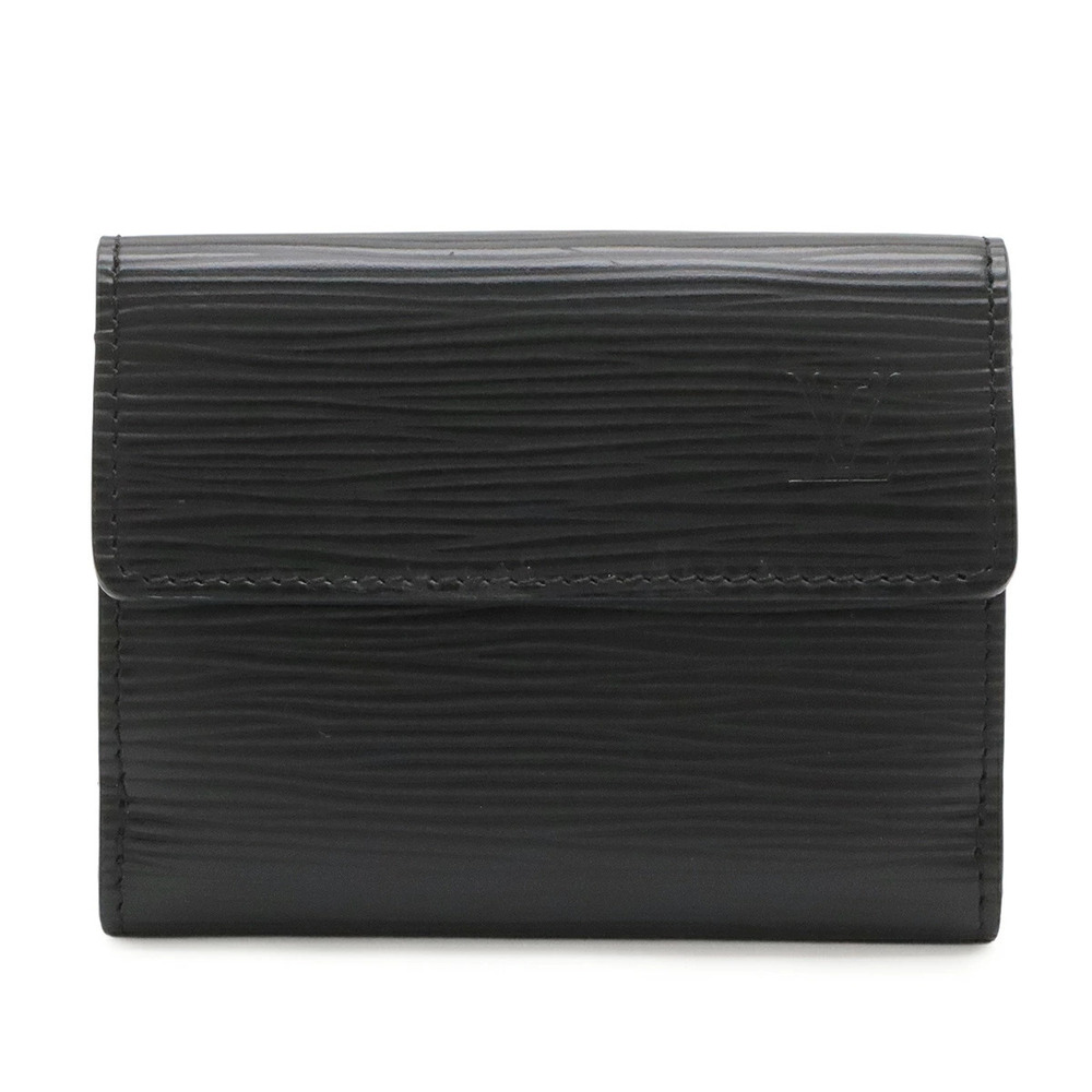 LOUIS VUITTON Epi Ludlow coin case Wallet Purse Leather Noir Black